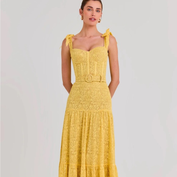 NADINE MERABI Dresses & Skirts - Nadine Merabi Miranda Yellow Dress NWT